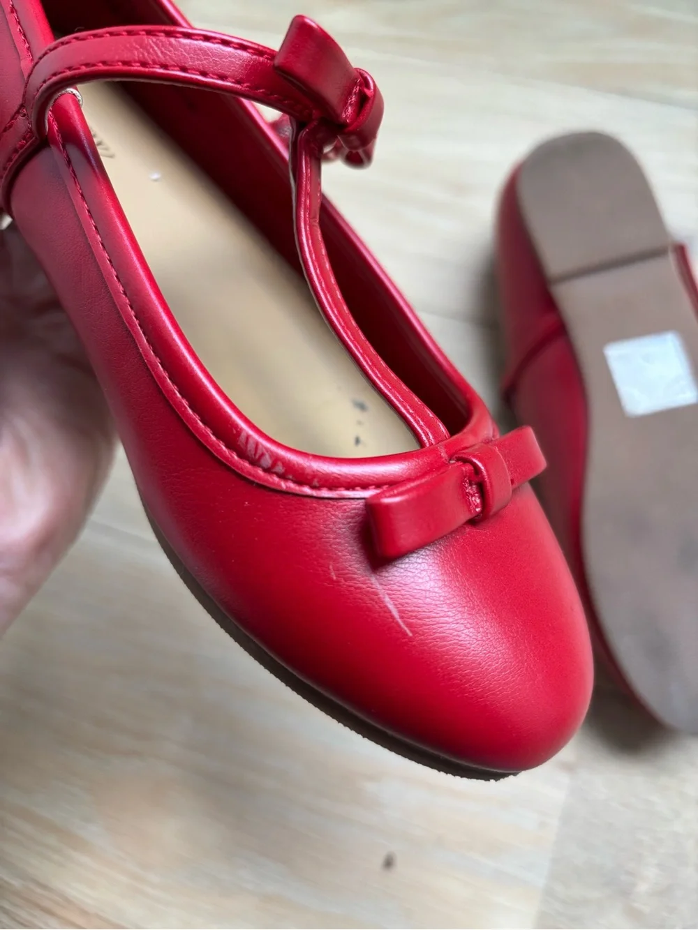J.Crew bow T-strap Mary Jane flats - Size 13
